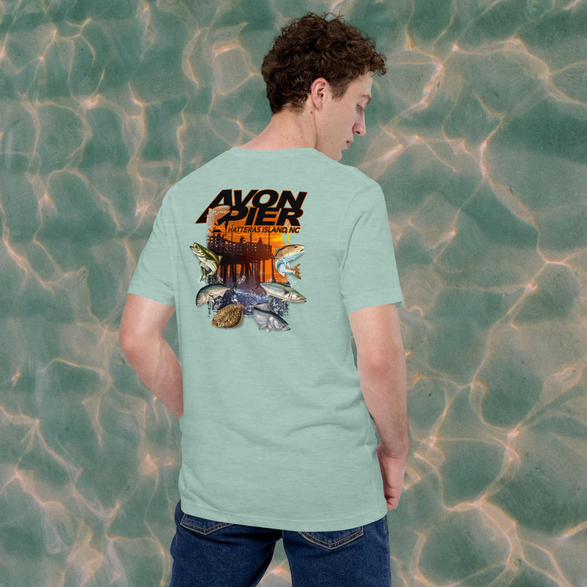 Sunrise Fish Mob T-Shirt