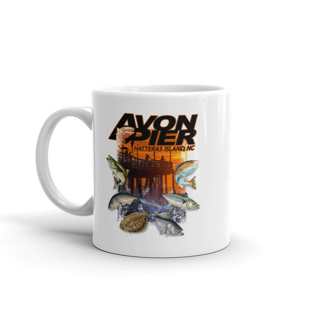 Avon Pier Sunrise Mug