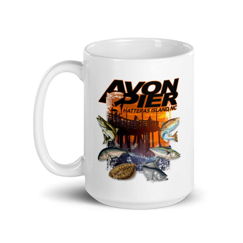 Avon Pier Sunrise Mug
